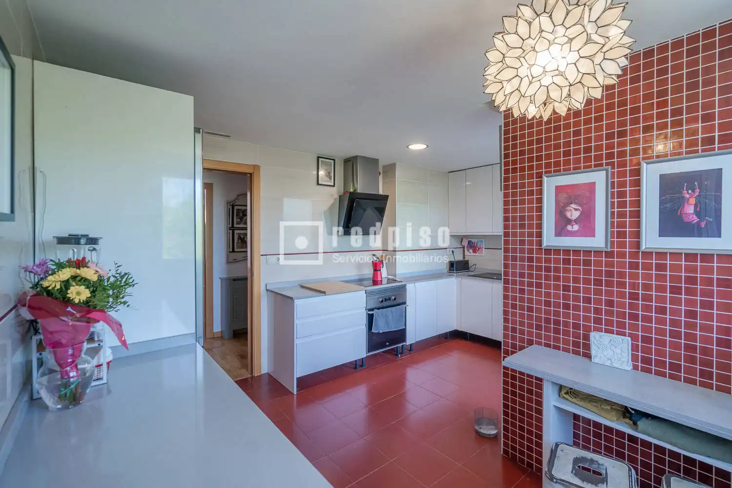 Küche von Wohnung zum Verkauf in Arroyomolinos (Madrid) mit Klimaanlage, Heizung und Privatgarten