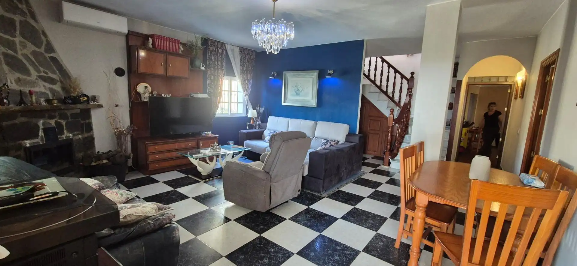 Sala de estar de Casa o chalet en venta en Málaga con Aire acondicionado, Jardín privado y Terraza