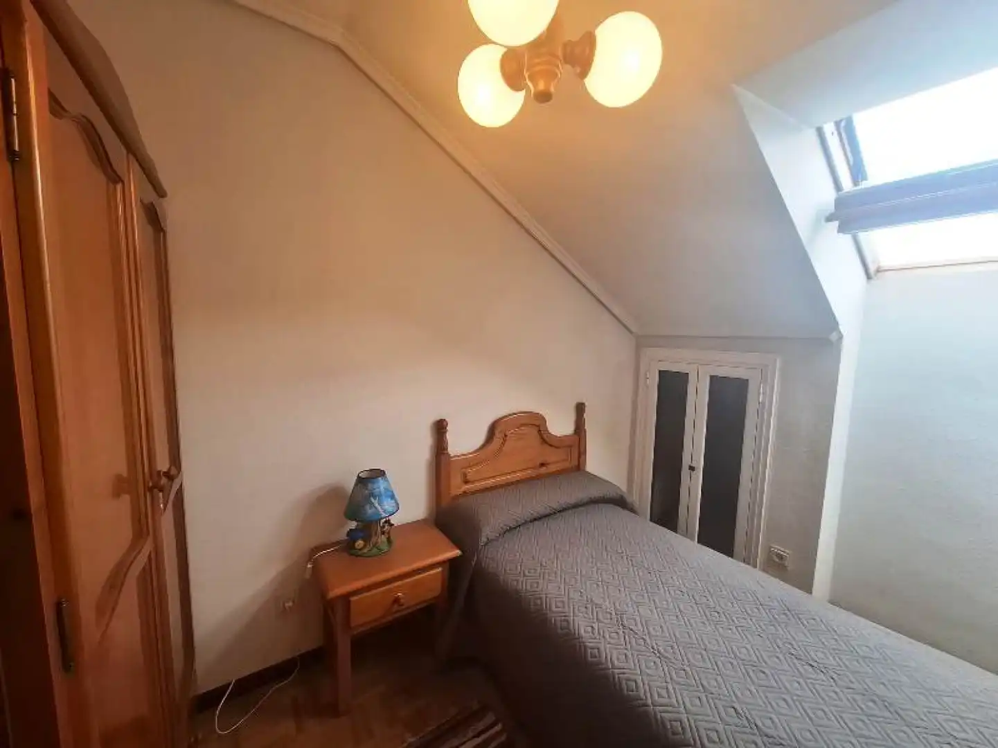 Bedroom of Flat for rent in Valdáliga  with Parquet flooring, Terrace and Furnished