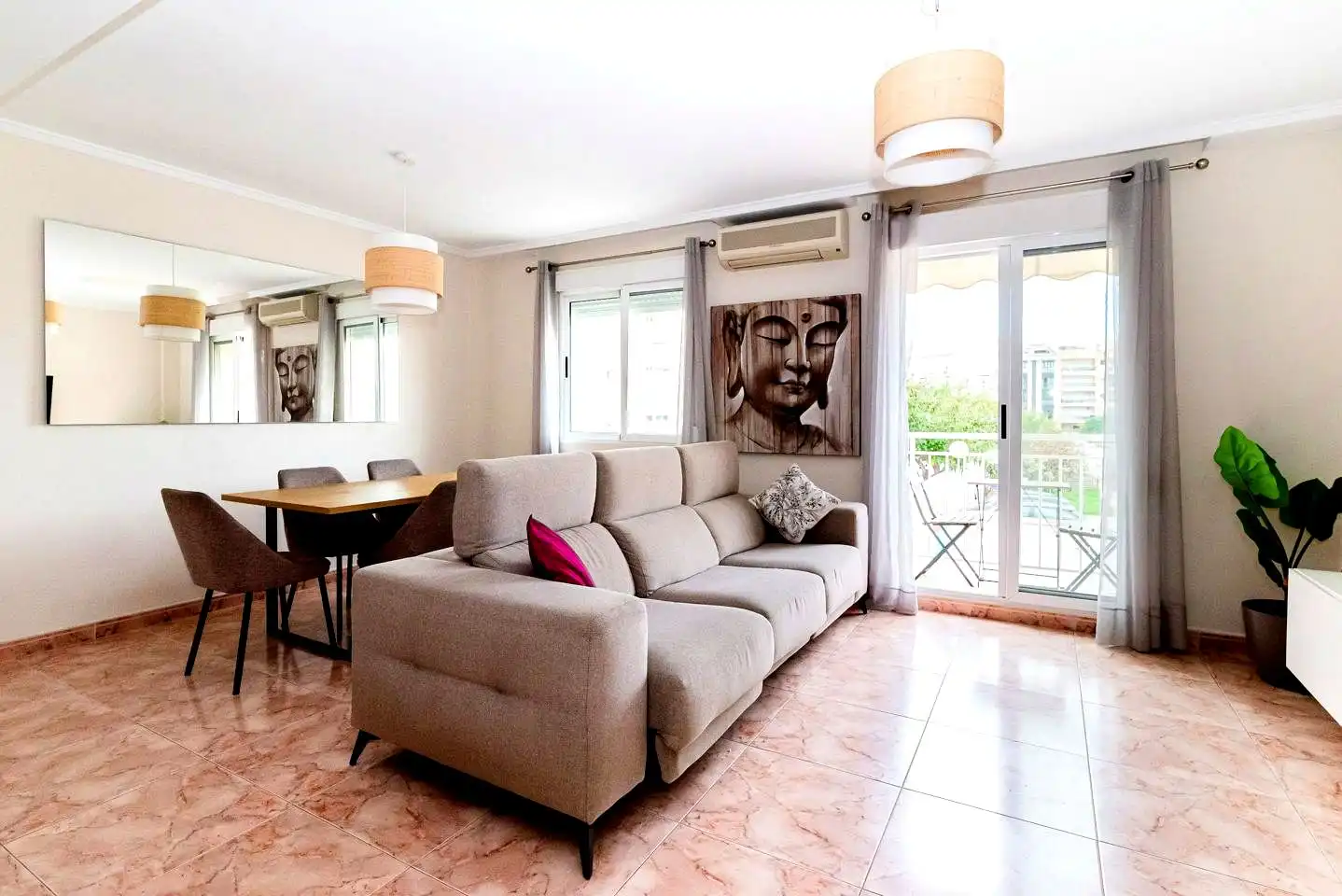 Living room of Detached homes for sale in Gandia  with Air Conditioner and Terrace