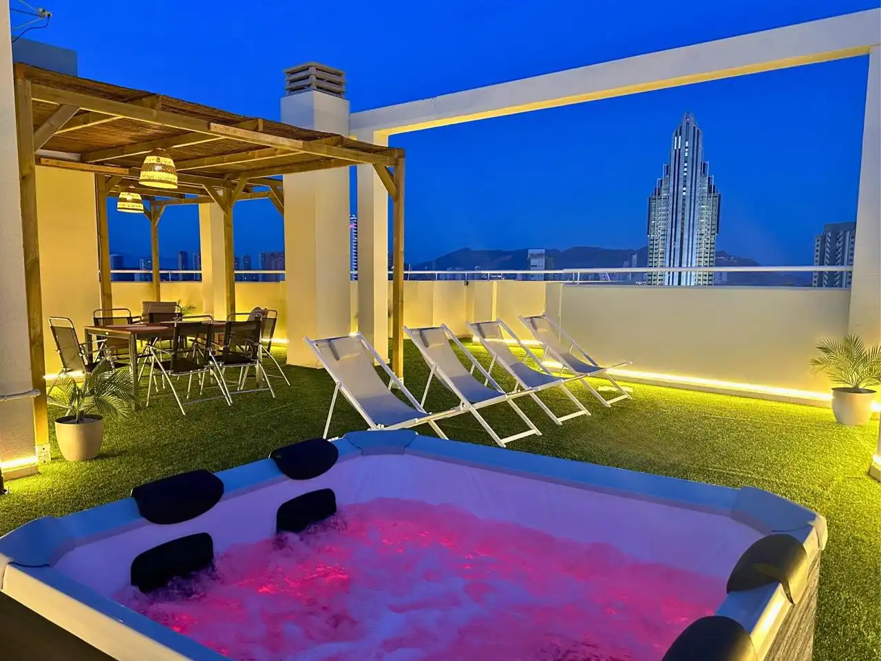 Terraza de Piso en venta en Villajoyosa / La Vila Joiosa con Aire acondicionado, Terraza y Amueblado