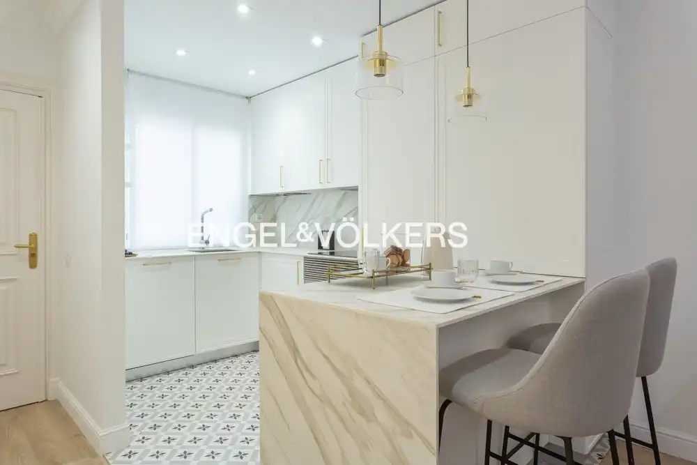 Cocina de Piso de alquiler en Madrid con Aire acondicionado, Calefacción y Amueblado
