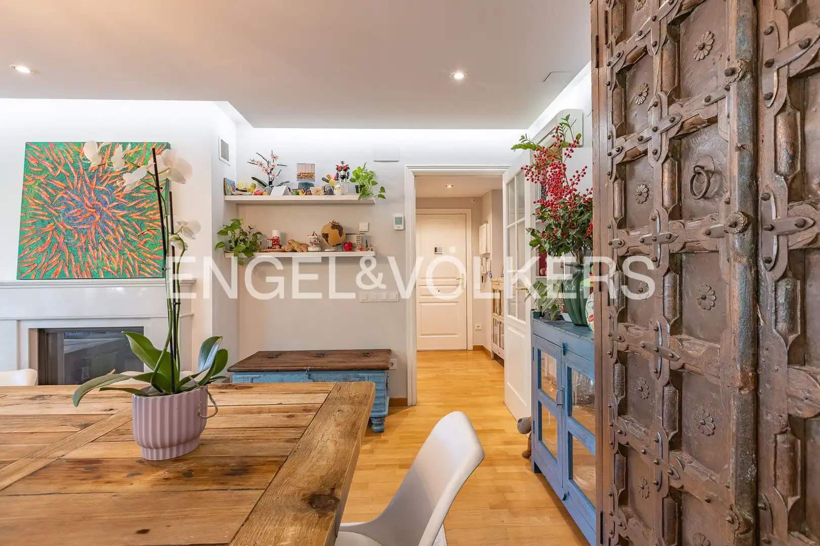 Dining room of Flat for sale in Sant Cugat del Vallès  with Air Conditioner, Heating and Private garden