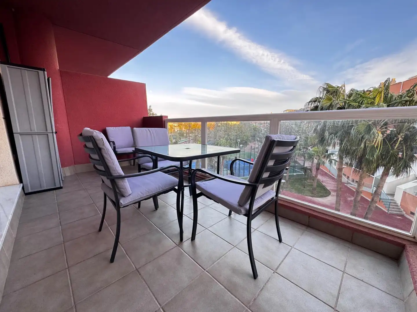 Terrace of Flat for rent in El Ejido  with Private garden, Terrace and Furnished