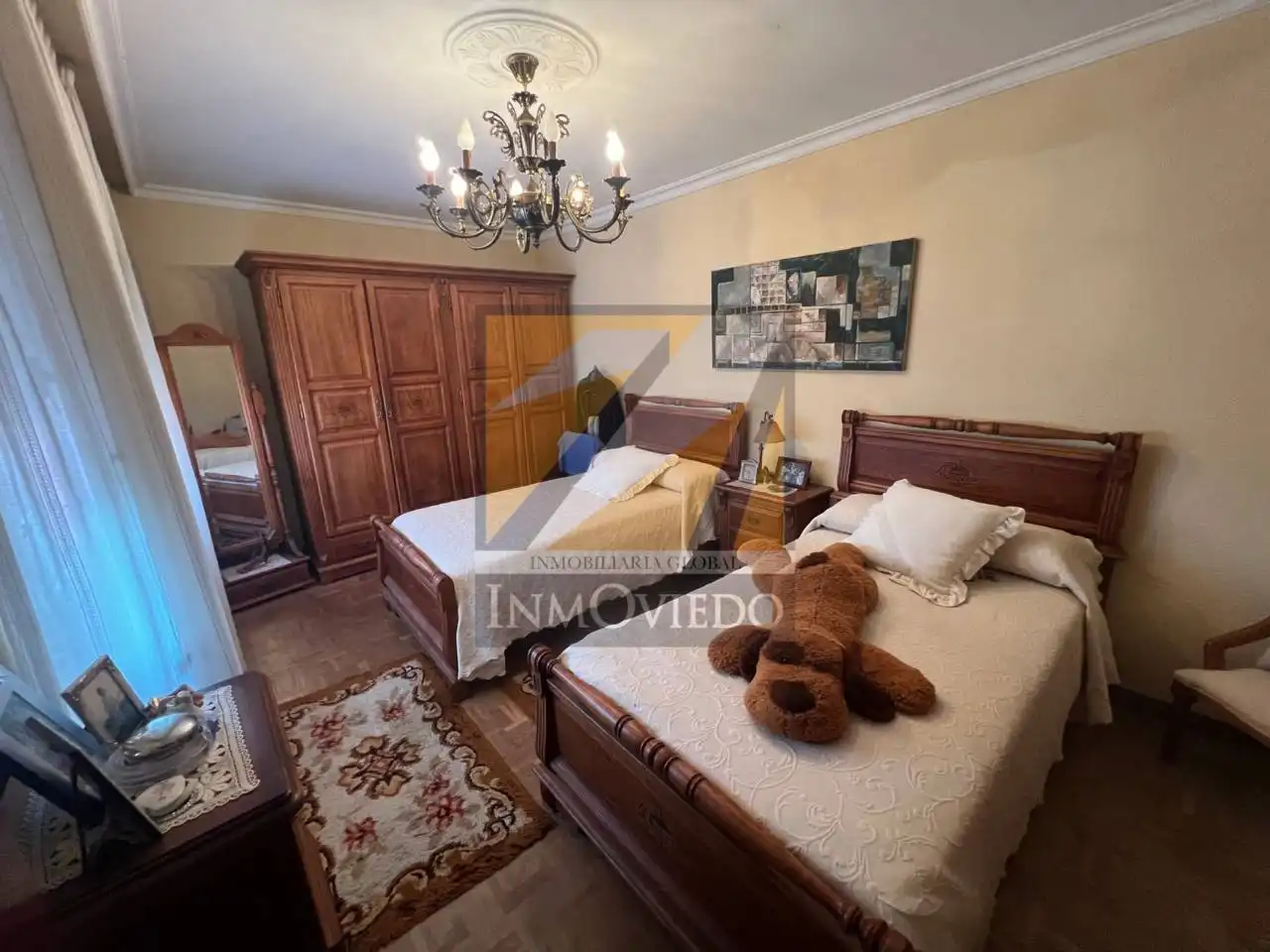 Dormitori de Casa o xalet en venda en Carreño amb Calefacció, Jardí privat i Parquet