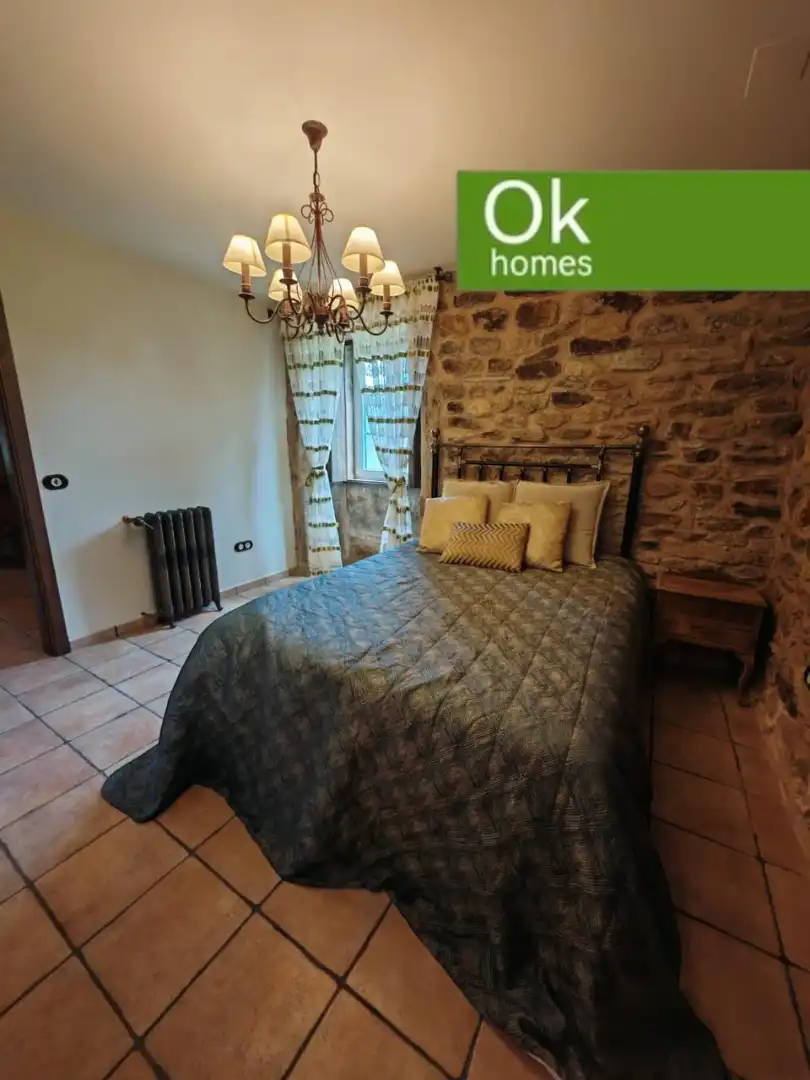 Schlafzimmer von Country house zum Verkauf in Sobrado (A Coruña) mit Heizung, Privatgarten und Parkett