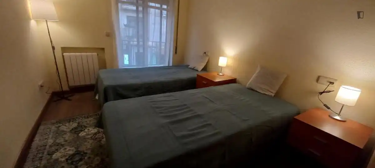Bedroom of Apartments for rent in Salamanca Capital  with Air Conditioner, Heating and Furnished