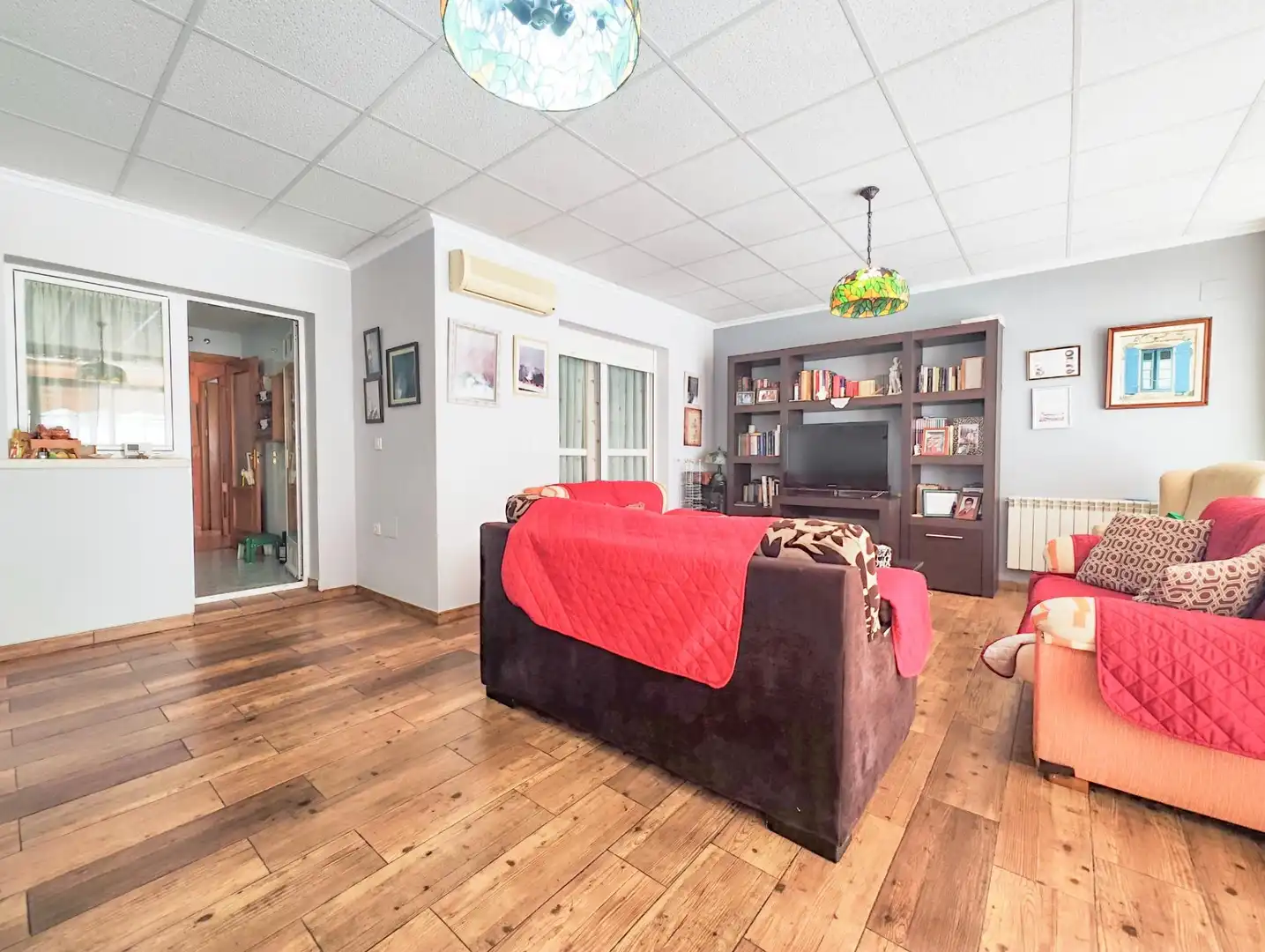 Sala de estar de Casa o chalet en venta en Argamasilla de Calatrava con Aire acondicionado, Calefacción y Amueblado