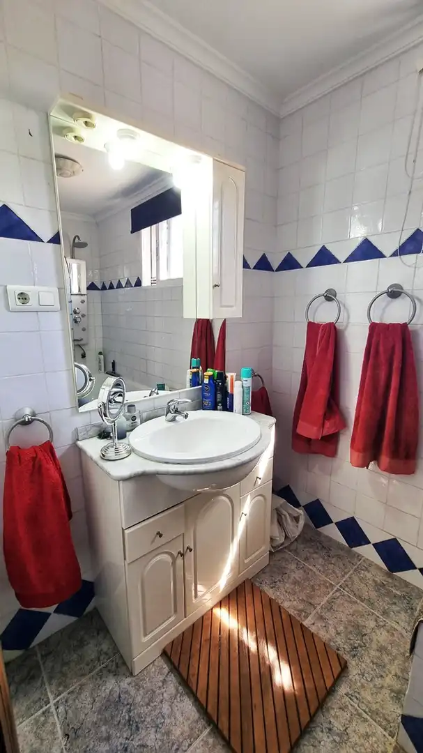 Baño de Finca rústica en venta en El Campillo (Huelva) con Aire acondicionado, Jardín privado y Terraza