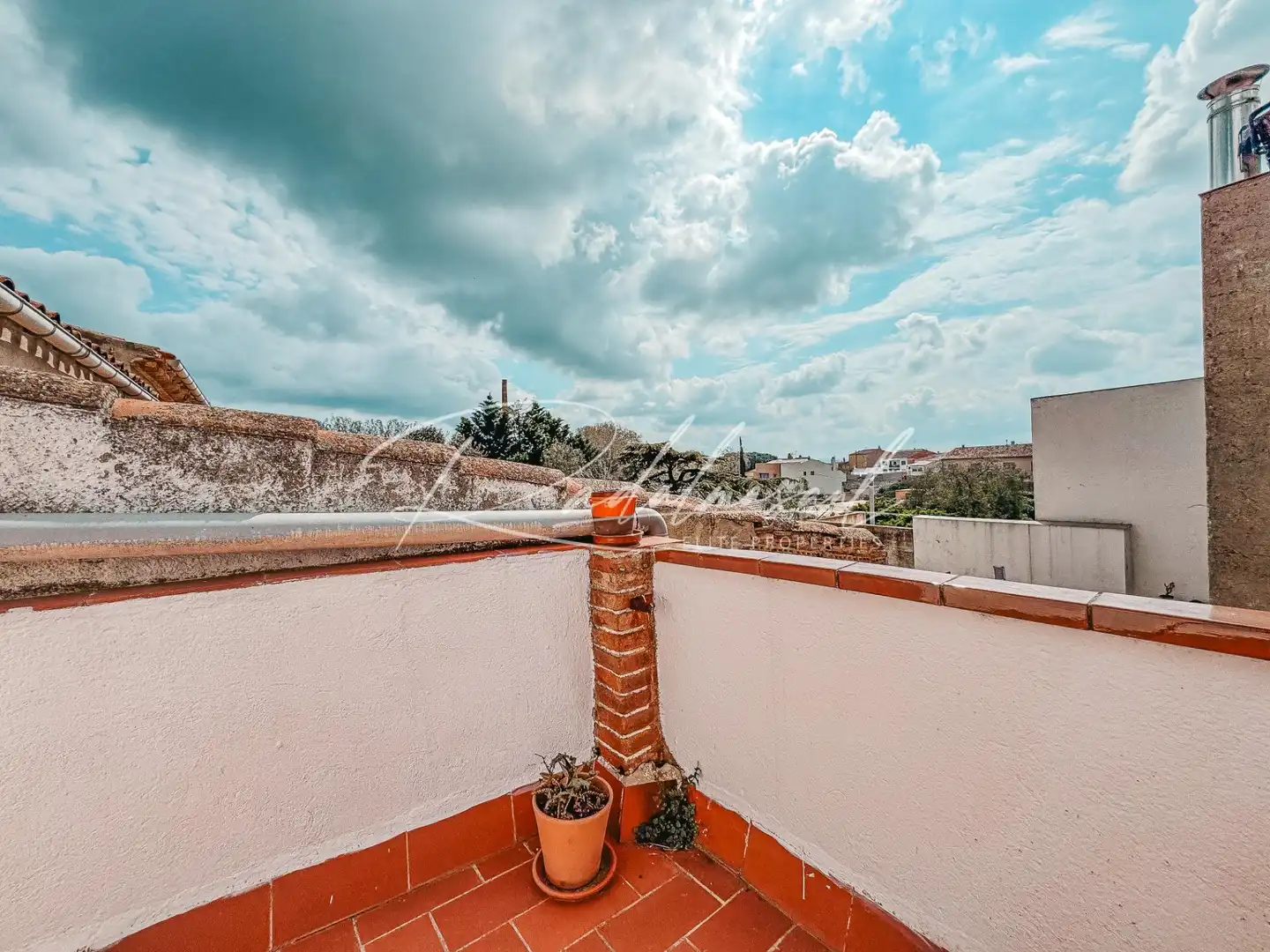 Terrassa de Casa o xalet en venda en El Pla de Santa Maria amb Calefacció i Terrassa