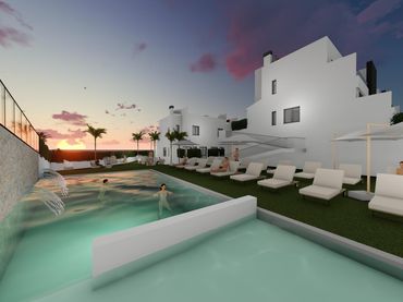Maison mitoyenne avec piscine à vendre à Cox