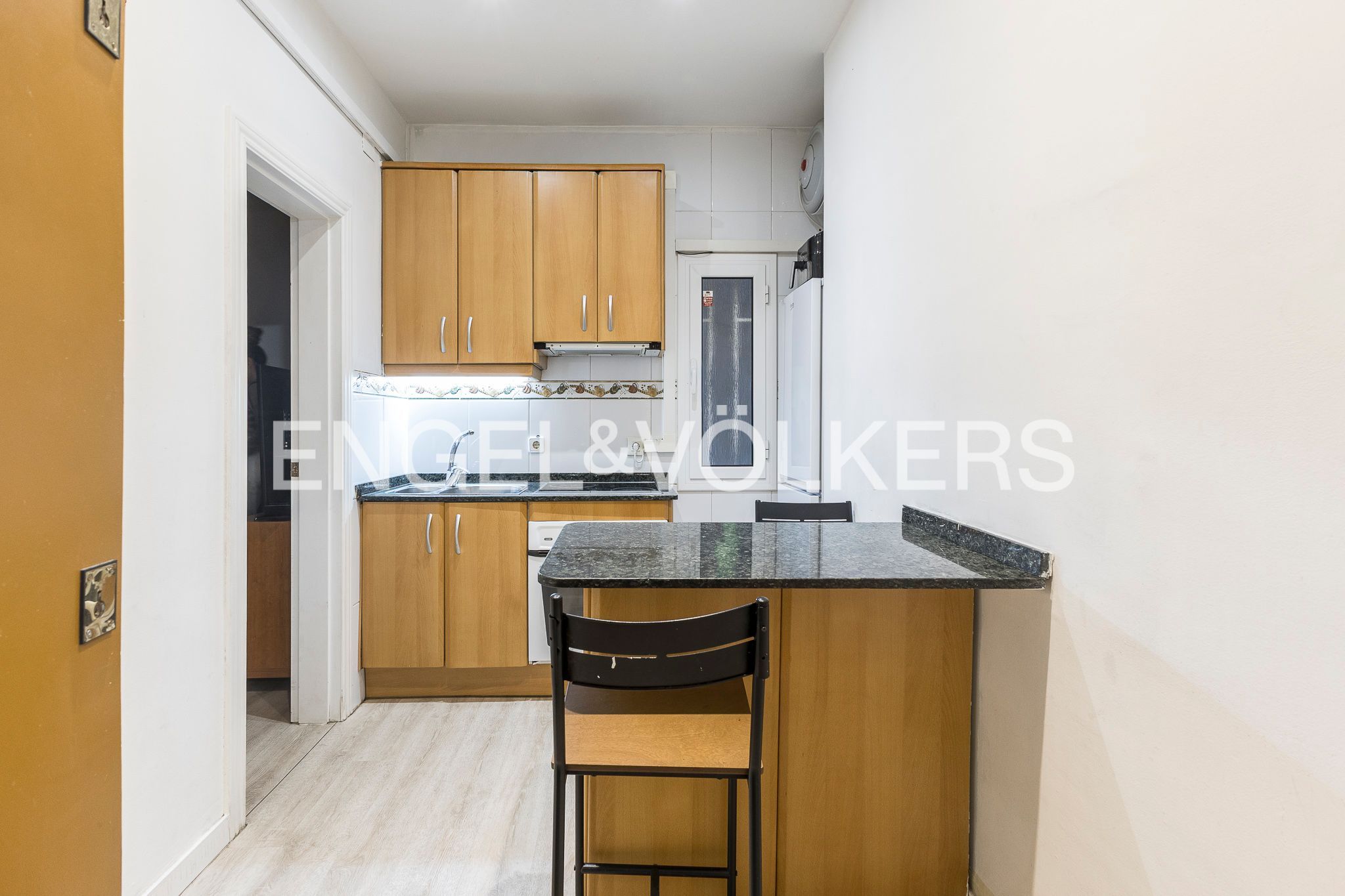 Kitchen of Apartment for sale in  Barcelona Capital  with Heating