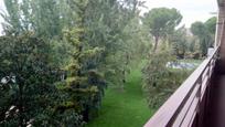 Garden of Flat for sale in  Madrid Capital  with Air Conditioner, Heating and Parquet flooring