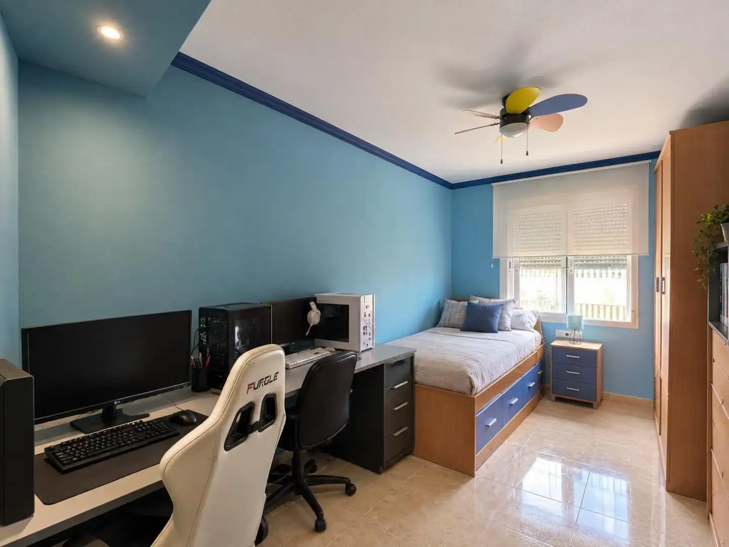 Schlafzimmer von Wohnung zum Verkauf in Marbella mit Klimaanlage, Terrasse und Balkon