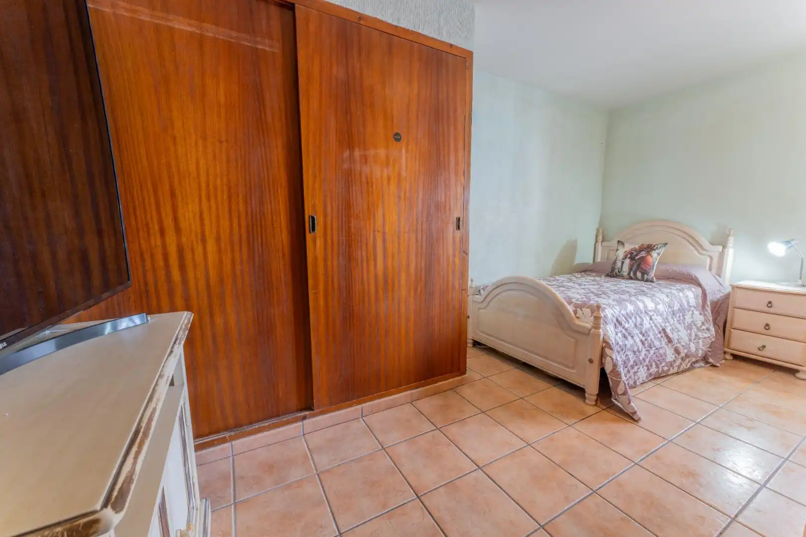 Bedroom of Flat for sale in Elche / Elx  with Air Conditioner, Furnished and Balcony
