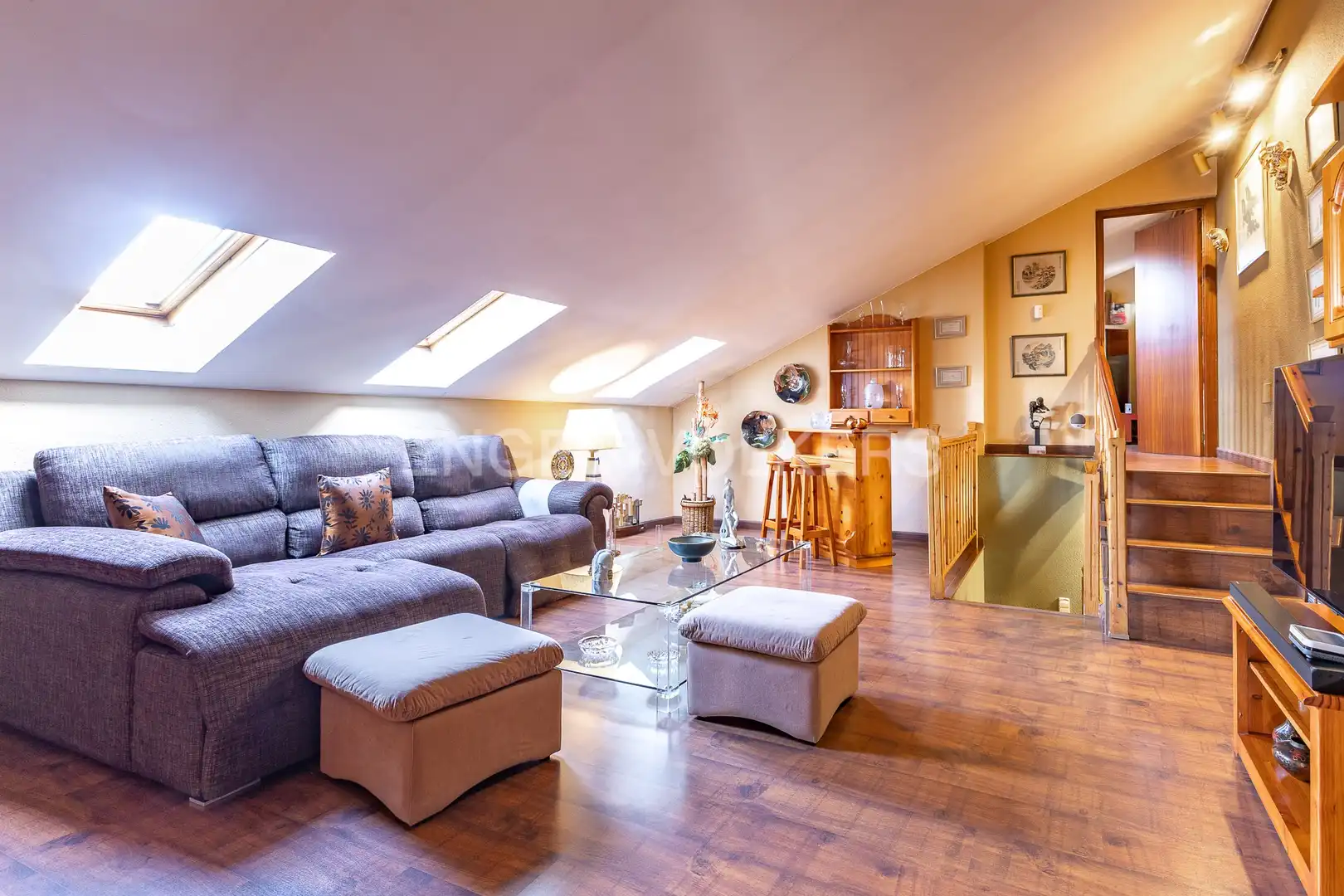 Sala d'estar de Casa o xalet en venda en Sant Antoni de Vilamajor amb Aire condicionat, Calefacció i Jardí privat