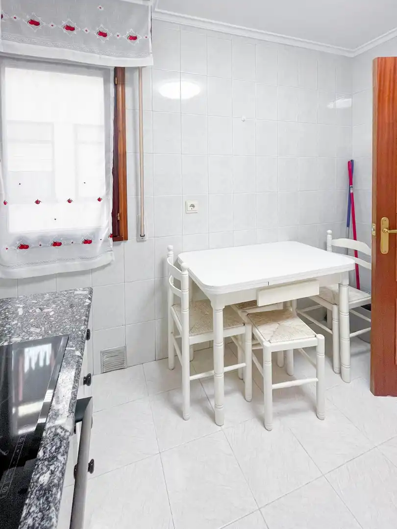Kitchen of Flat for rent in Santander  with Heating, Parquet flooring and Terrace