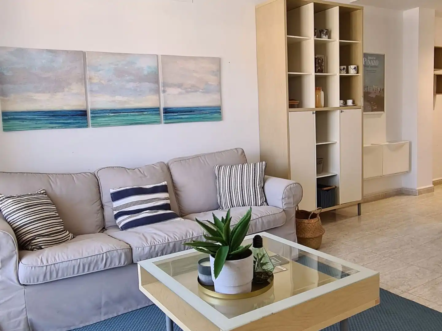 Sala de estar de Piso de alquiler en Playas de Puçol