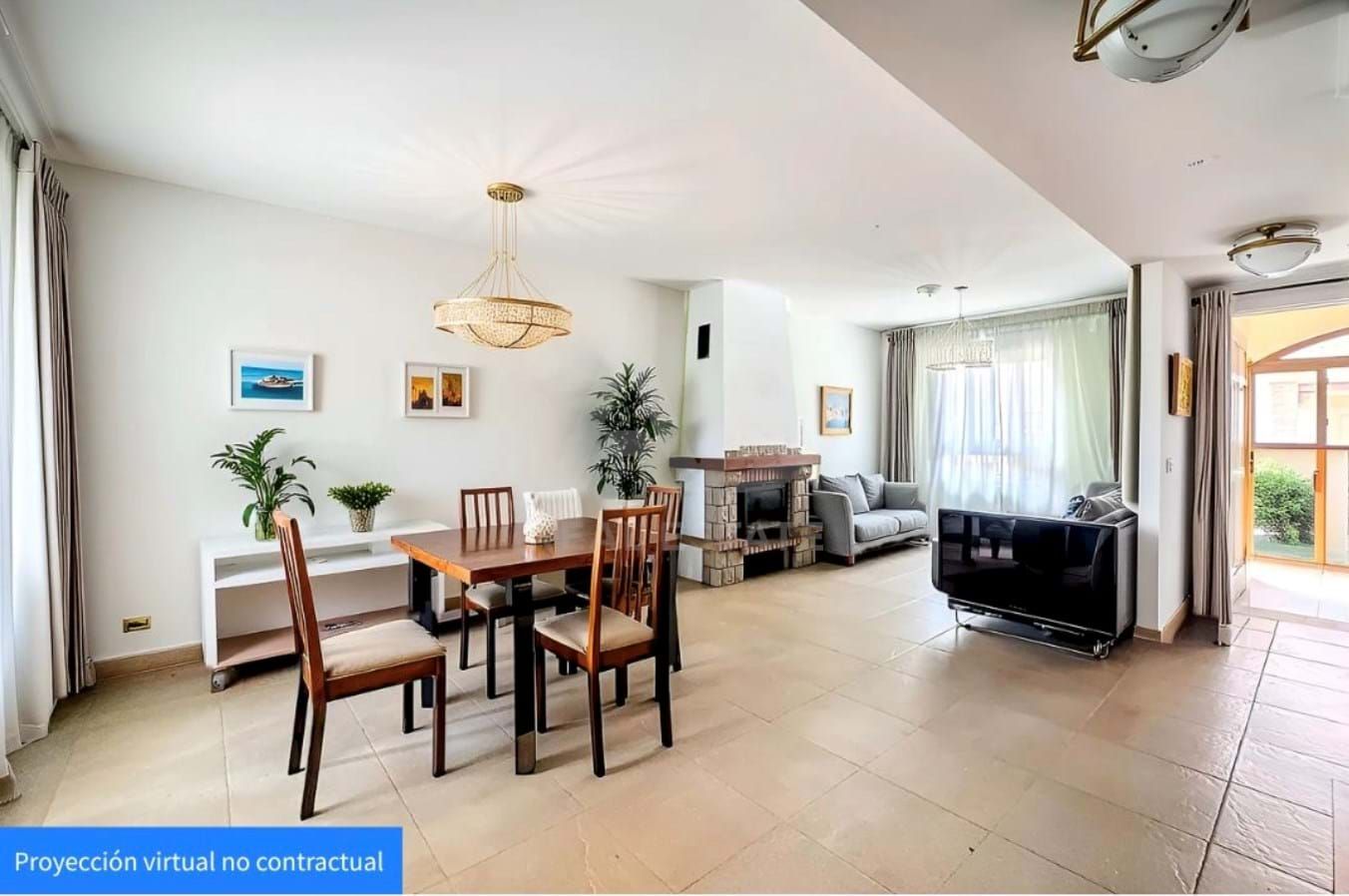 Dining room of Single-family semi-detached for sale in Tarifa  with Heating, Terrace and Swimming Pool