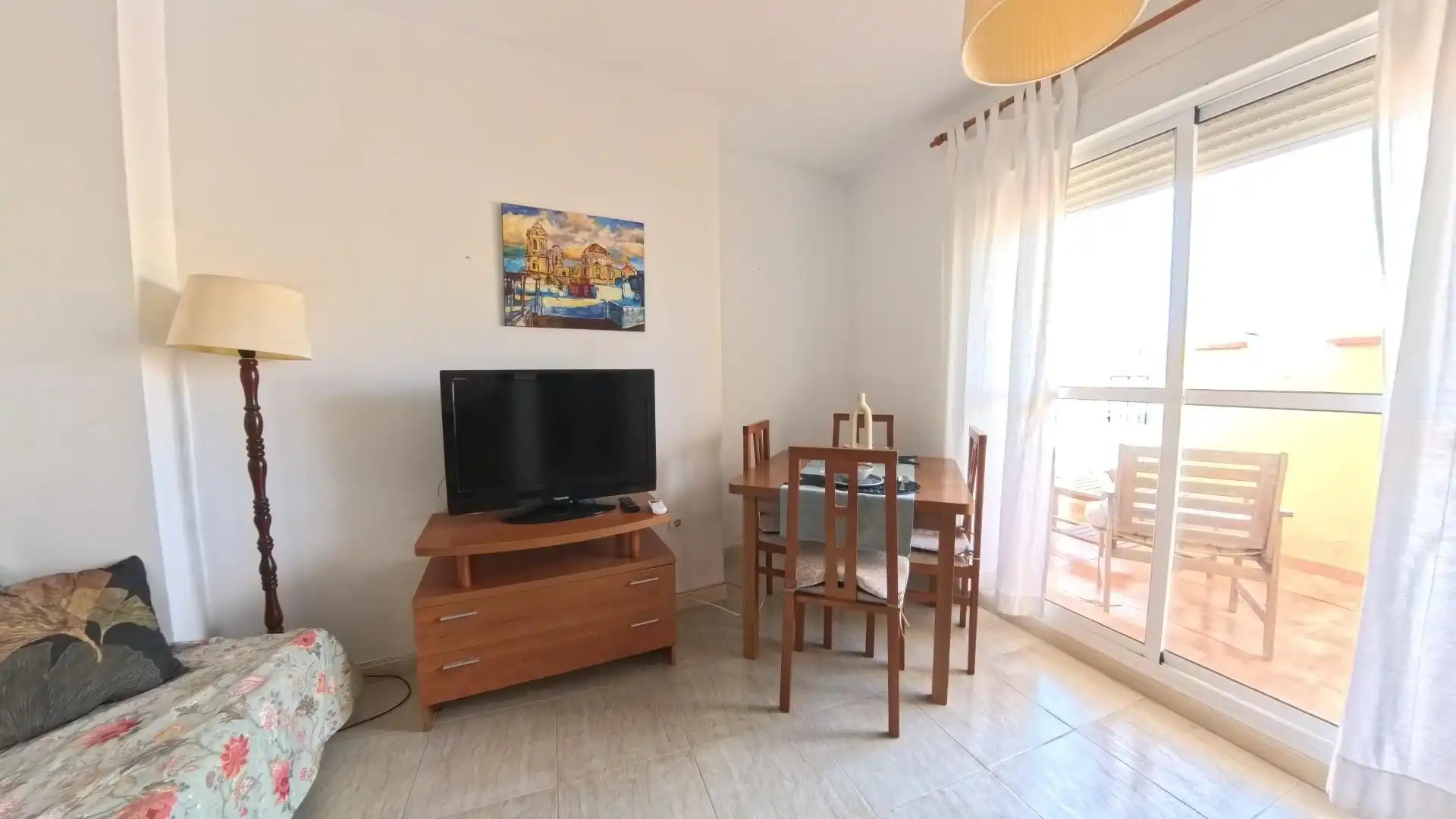 Sala de estar de Apartamento en venta en San Fernando con Aire acondicionado, Terraza y Amueblado