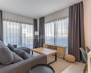 Sala d'estar de Apartament de lloguer en  Barcelona Capital amb Aire condicionat, Calefacció i Jardí privat