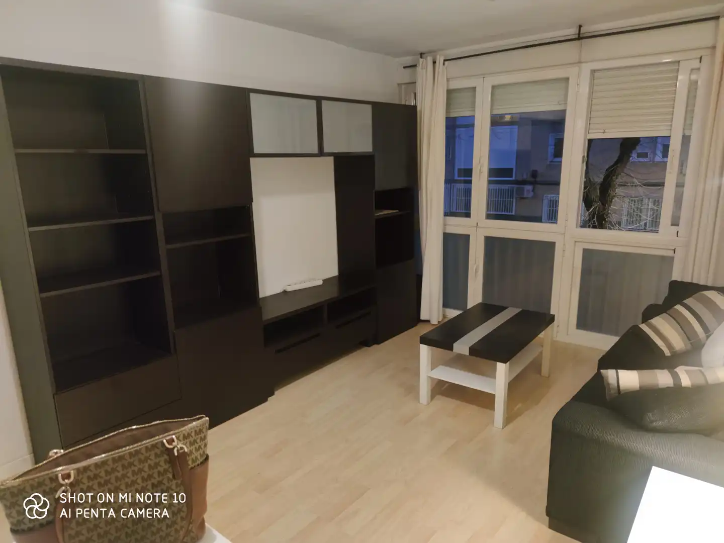 Sala de estar de Piso de alquiler en Madrid con Calefacción, Parquet y Amueblado
