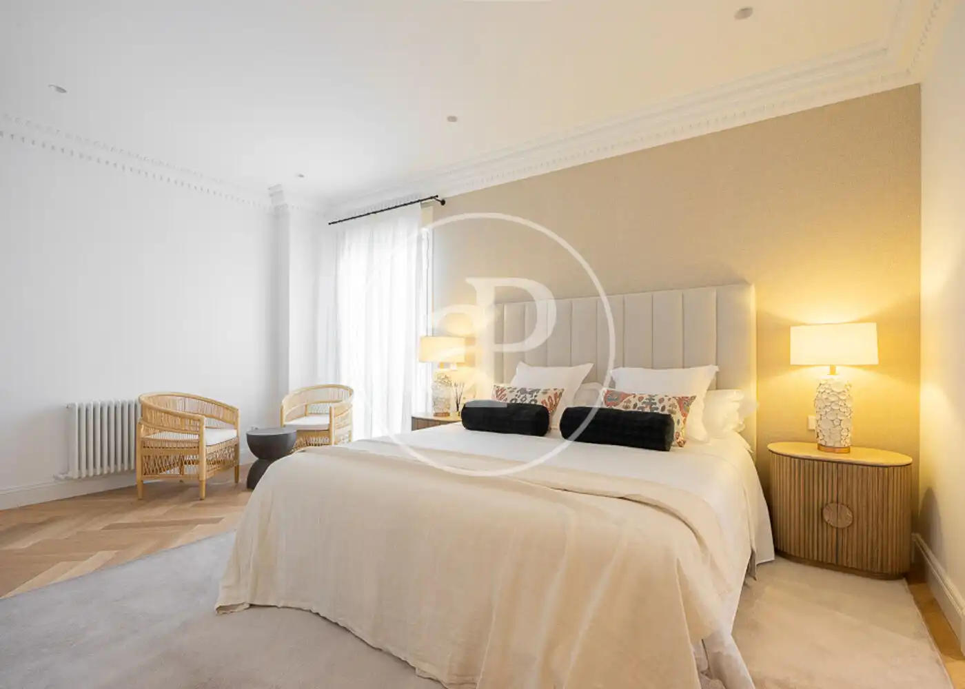 Bedroom of Flat for sale in Madrid  with Air Conditioner, Heating and Furnished