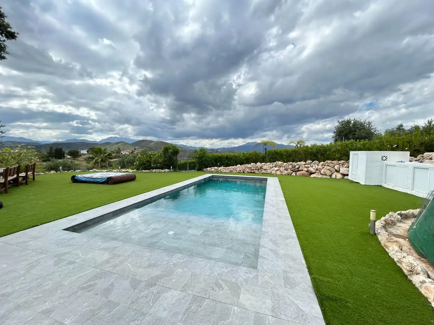 Piscina de Casa o chalet en venta en Coín con Aire acondicionado, Calefacción y Jardín privado