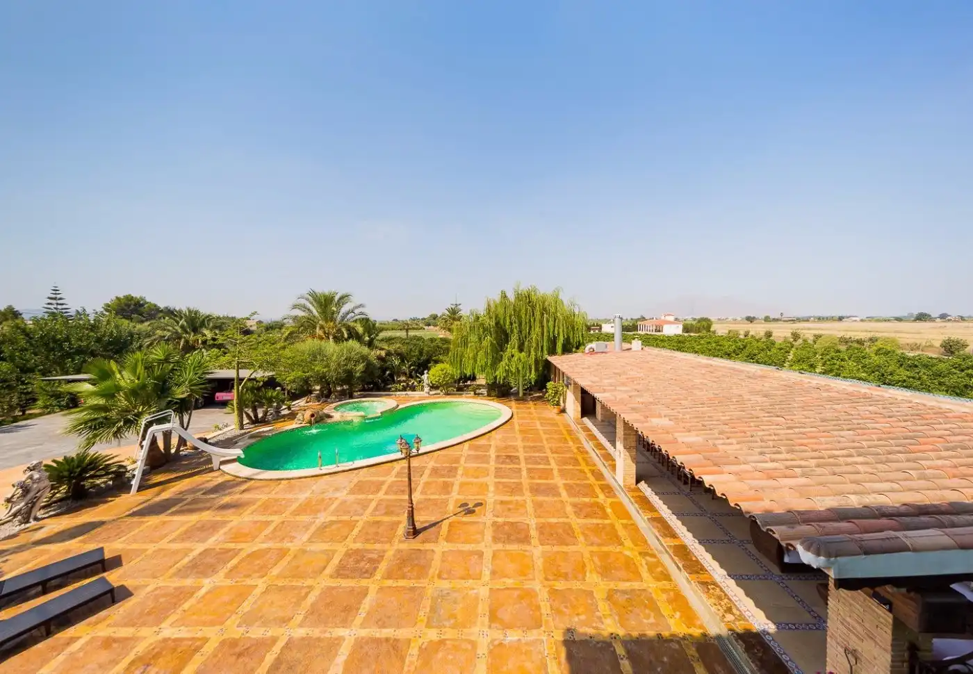 Piscina de Finca rústica en venta en Almoradí con Aire acondicionado, Calefacción y Jardín privado