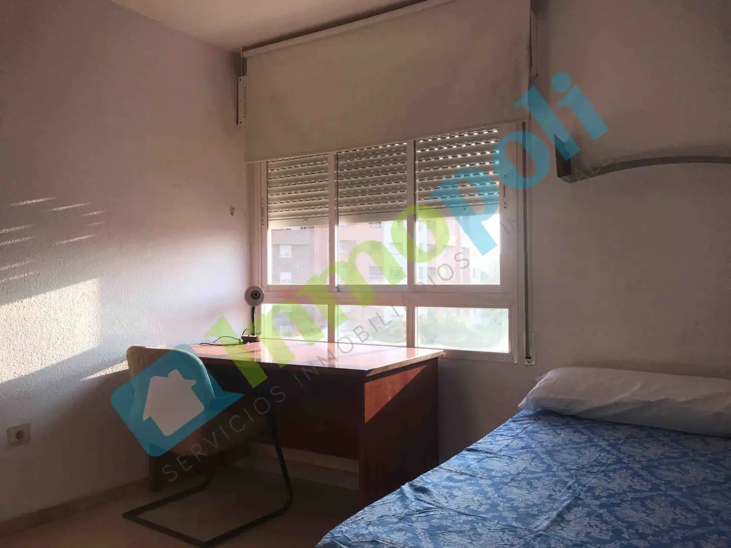Schlafzimmer von Wohnung zur Miete in Badajoz mit Klimaanlage, Möbliert und Ofen