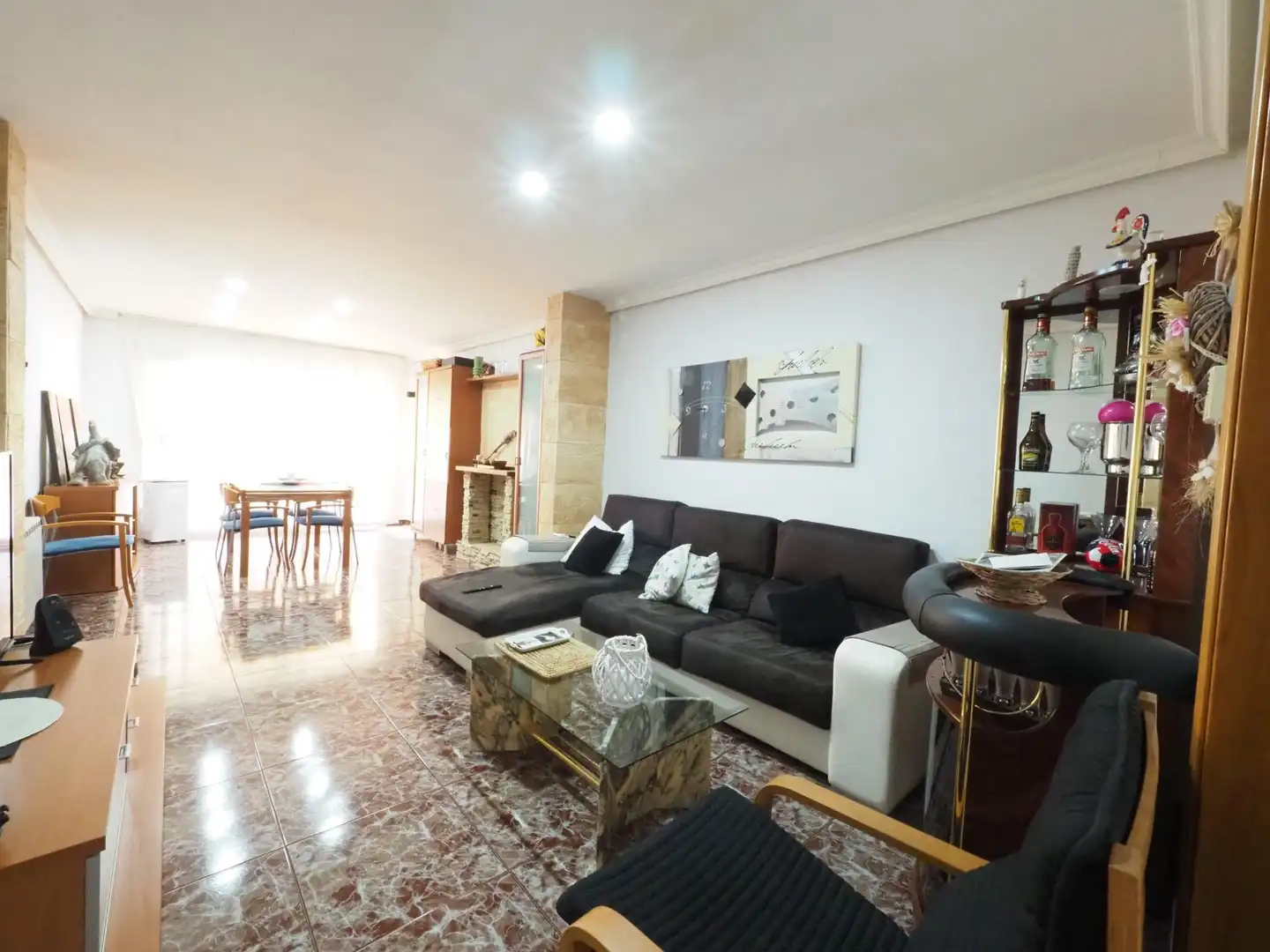 Sala de estar de Piso en venta en Terrassa con Calefacción y Terraza