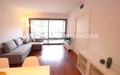 Living room of Flat to rent in Sant Cugat del Vallès  with Air Conditioner, Heating and Parquet flooring