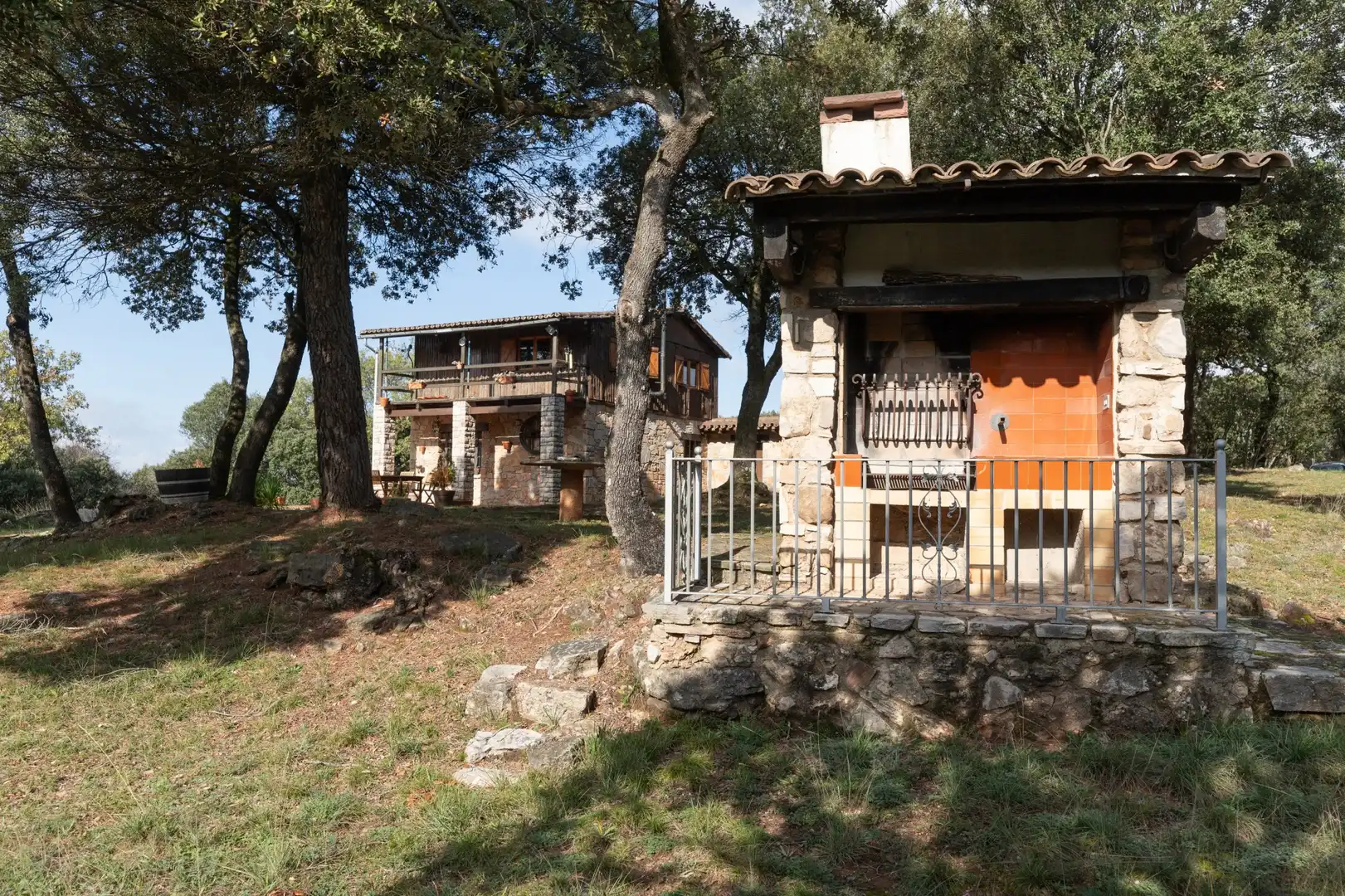 Vista exterior de Casa o xalet en venda en El Brull amb Calefacció, Terrassa i Traster