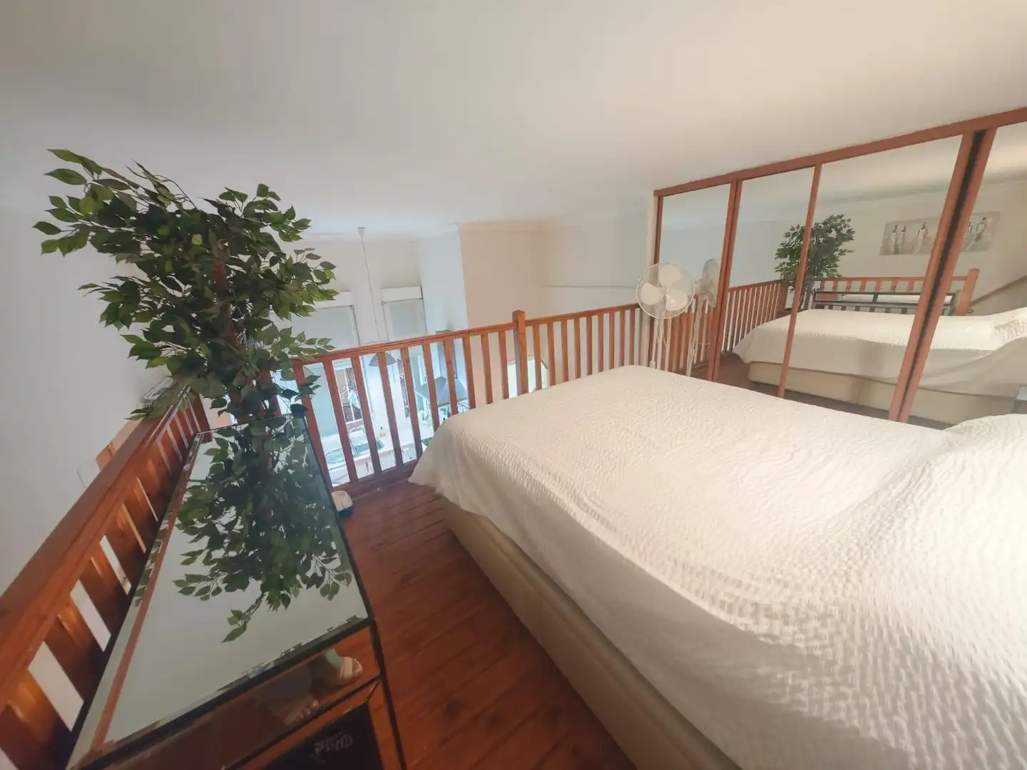 Dormitori de Apartament de lloguer en Madrid amb Calefacció