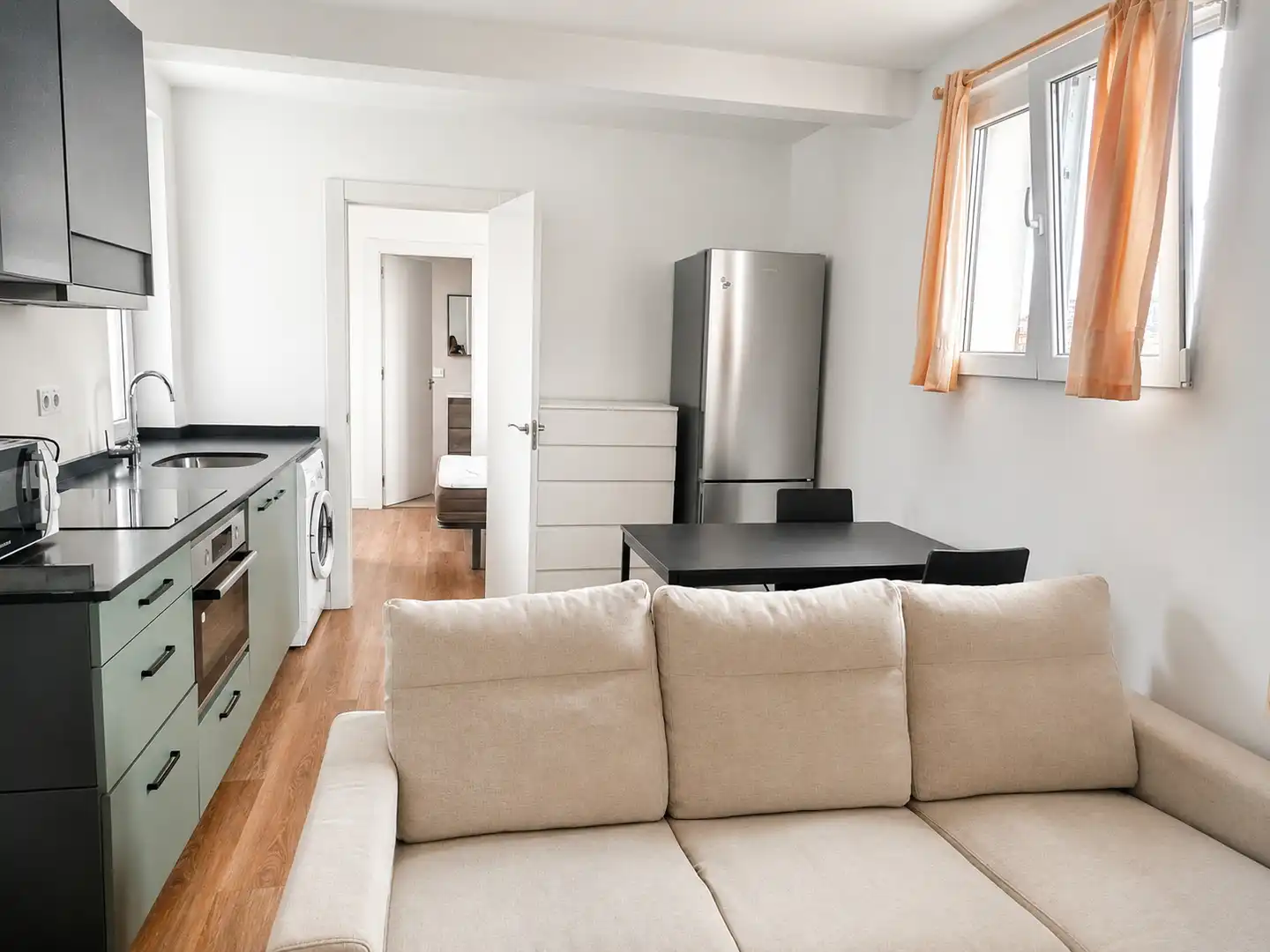 Sala de estar de Piso de alquiler en Santander con Amueblado y Horno