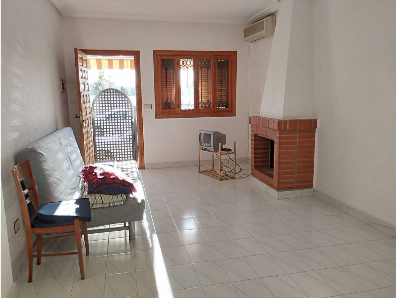 Living room of Single-family semi-detached for sale in  Murcia Capital  with Private garden and Terrace