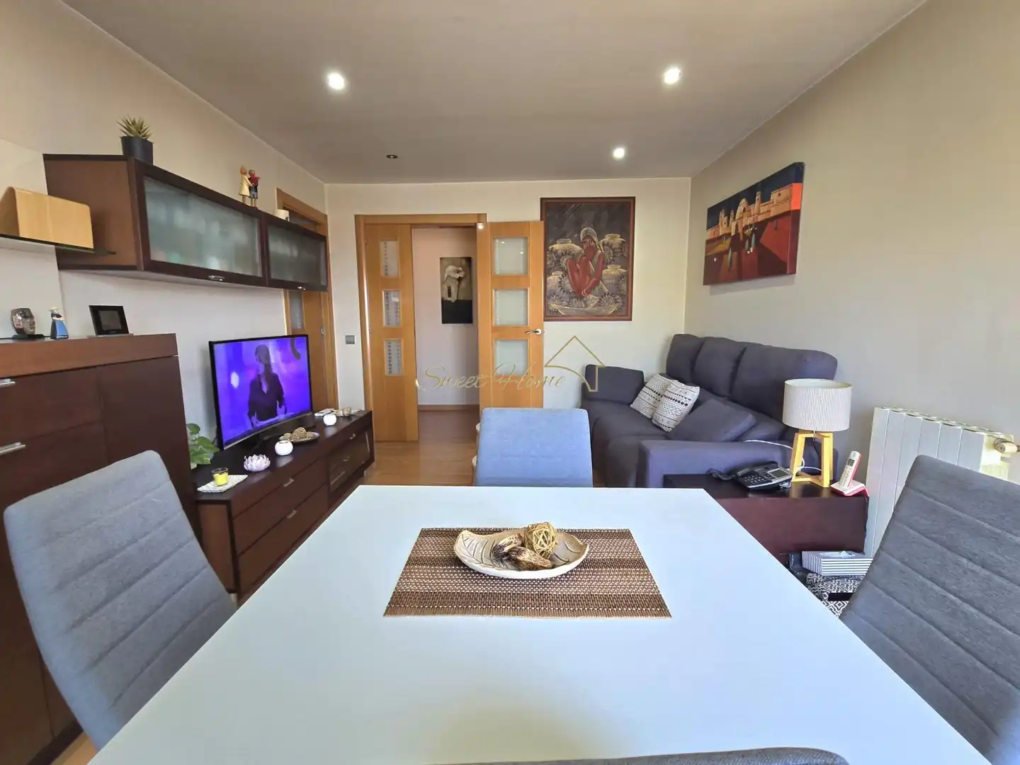 Sala de estar de Ático en venta en Montgat con Aire acondicionado, Calefacción y Terraza