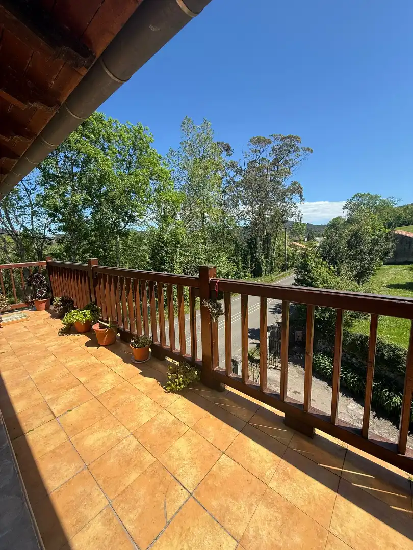 Balcony of Houses for sale in Ribamontán al Monte  with Heating, Private garden and Terrace