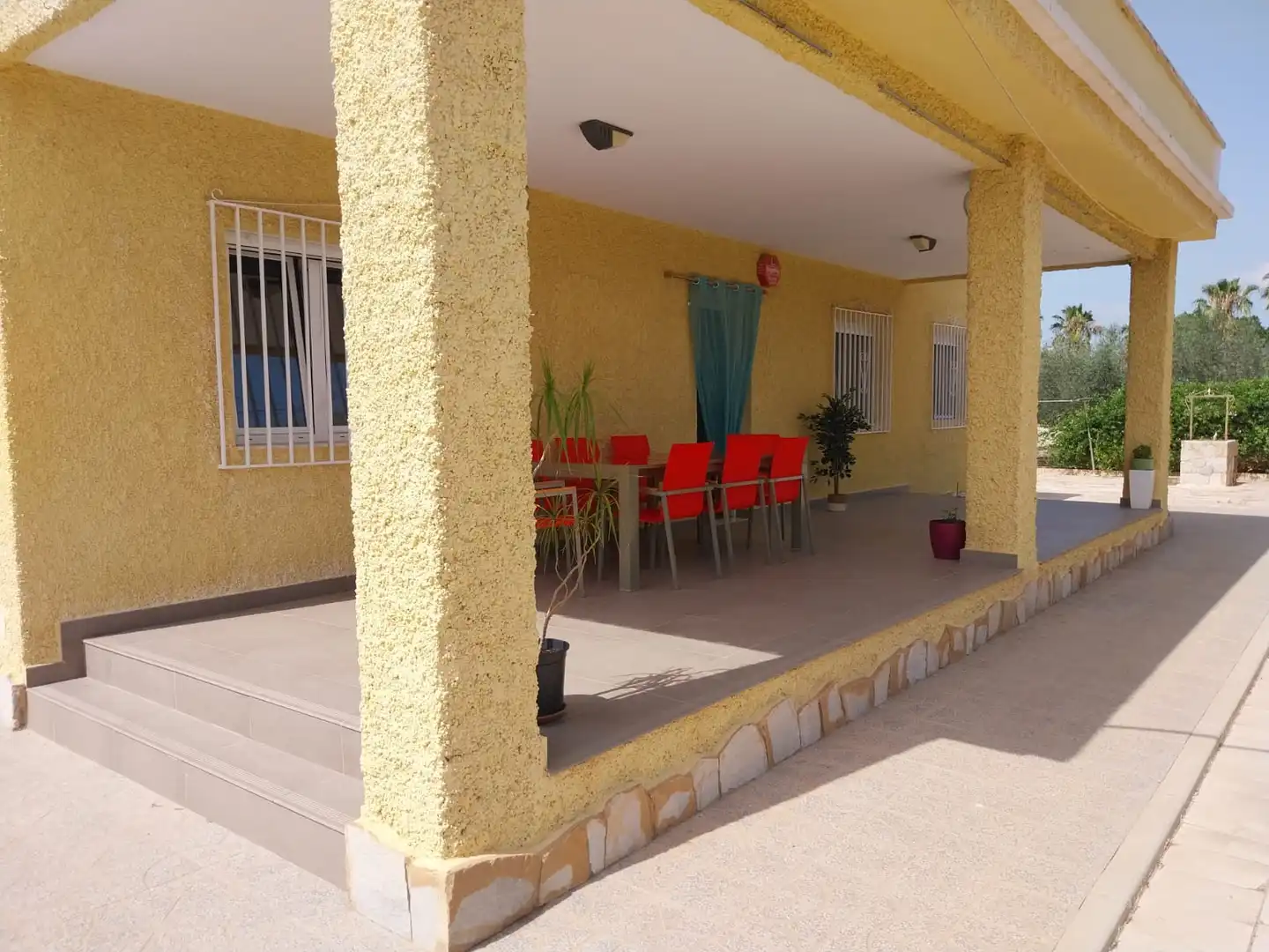 Terraza de Casa o chalet en venta en Elche / Elx con Aire acondicionado, Calefacción y Jardín privado