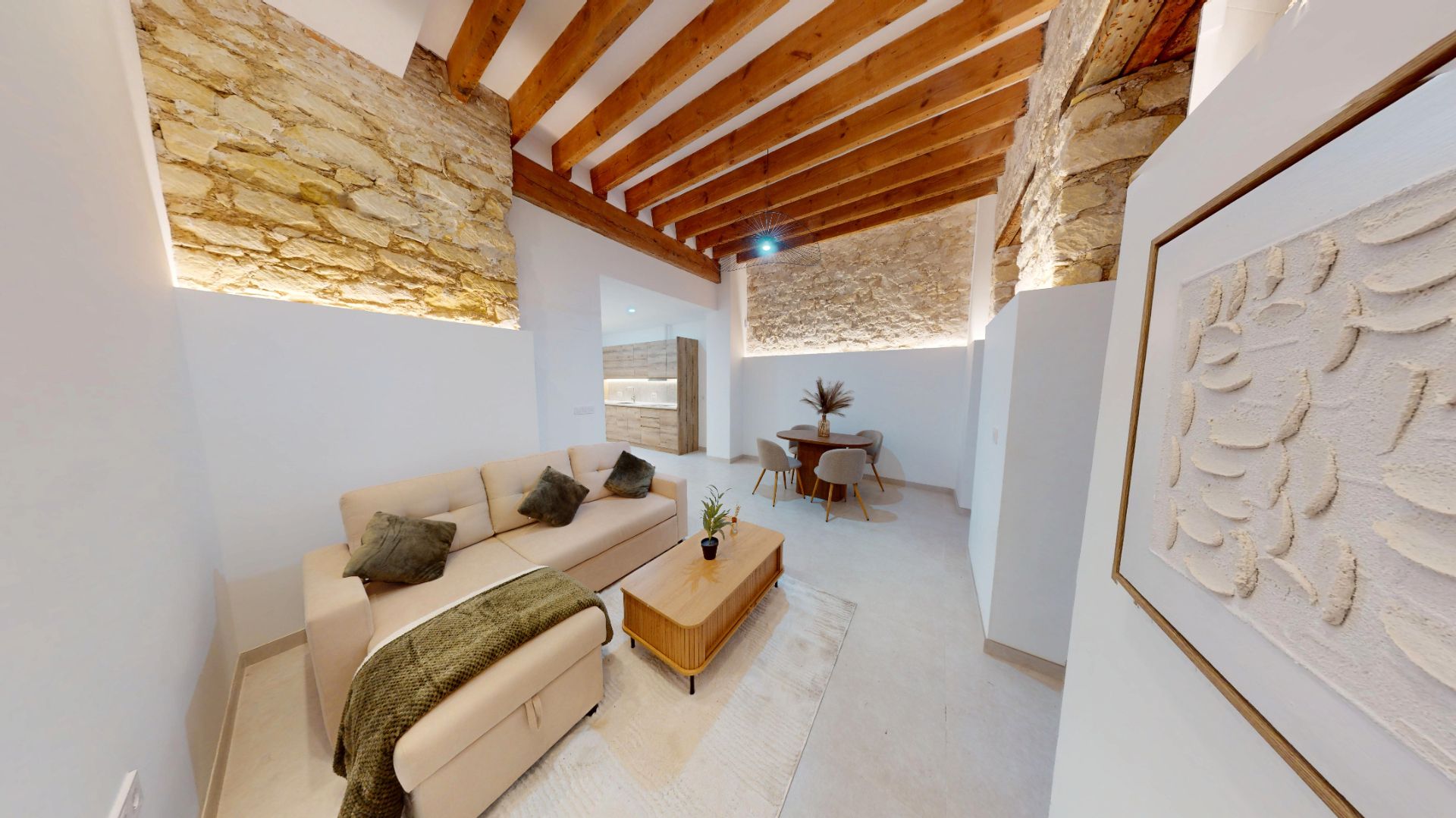 Living room of Flat for sale in Alicante / Alacant  with Private garden, Storage room and Furnished