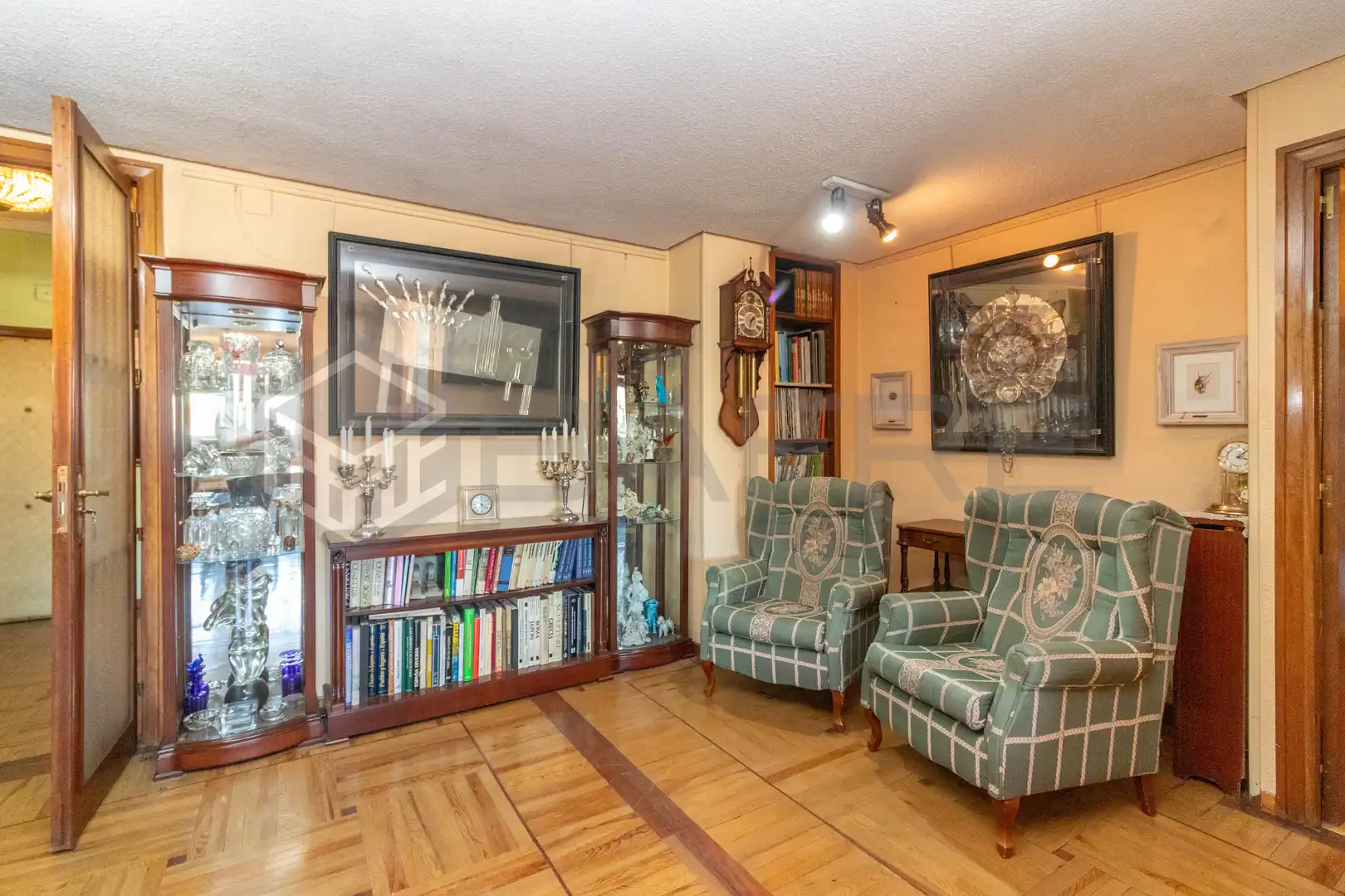Sala d'estar de Àtic en venda en Madrid amb Aire condicionat, Calefacció i Terrassa