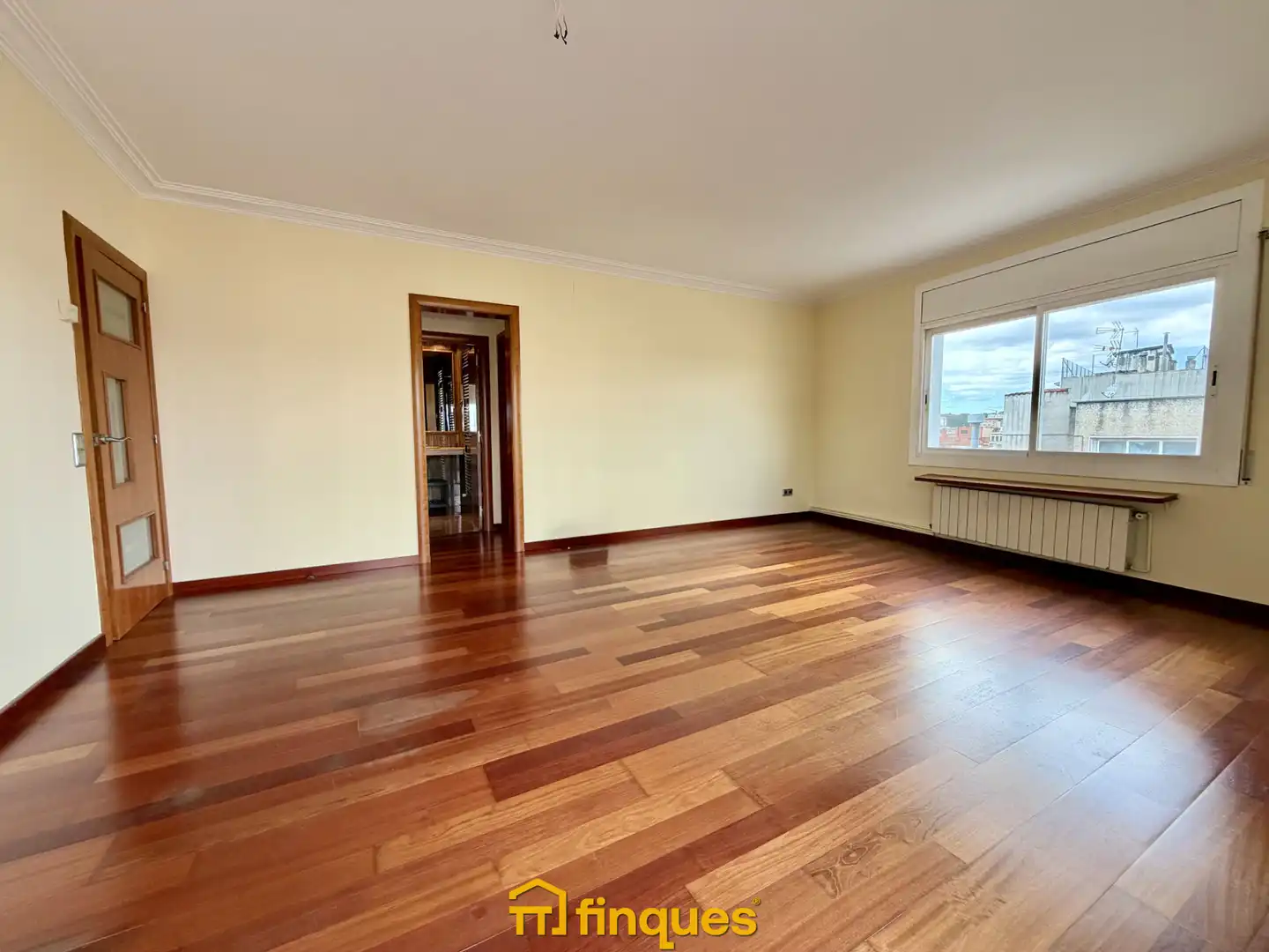 Sala de estar de Piso en venta en Mollet del Vallès con Aire acondicionado, Calefacción y Parquet