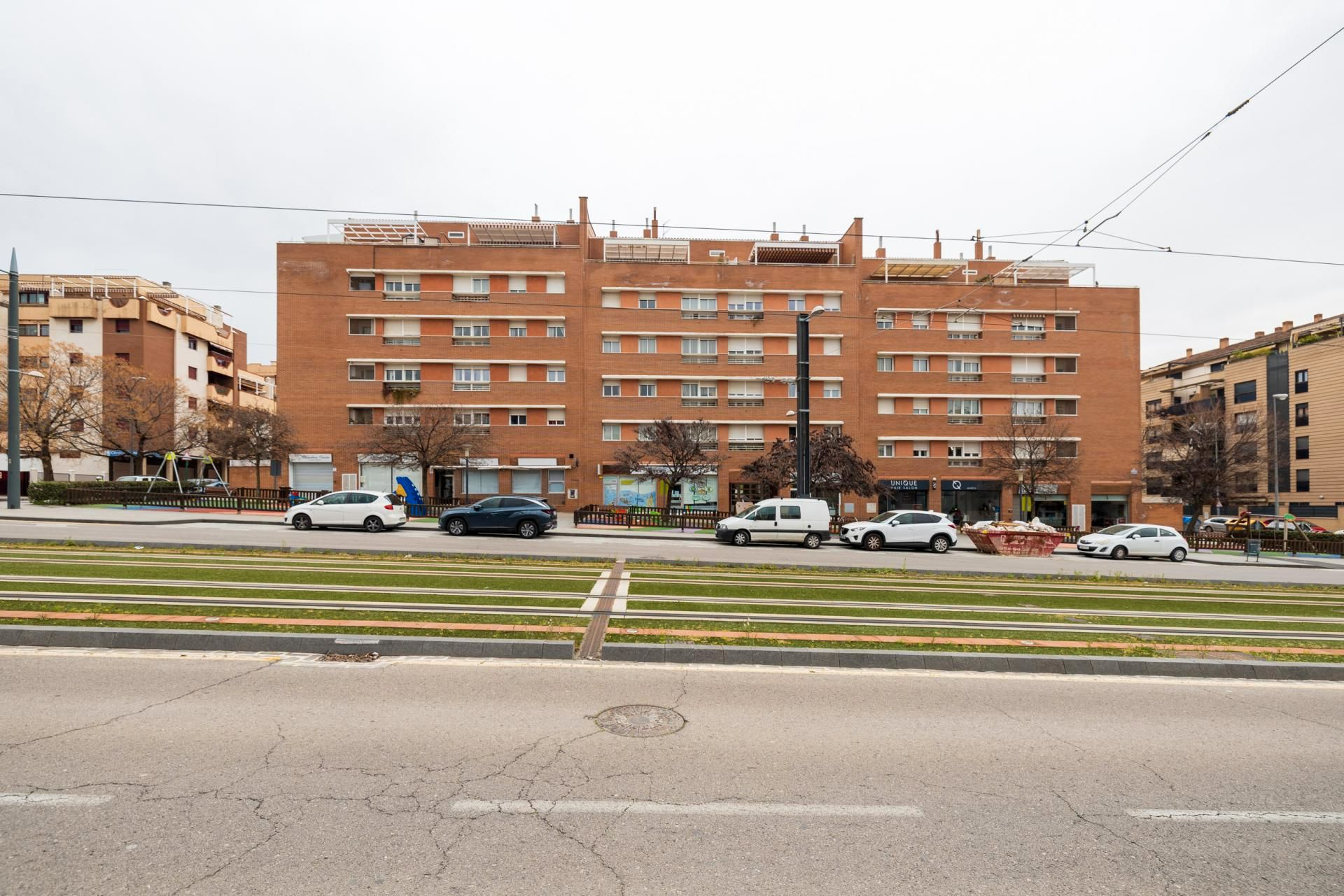 Exterior view of Flat for sale in  Granada Capital  with Air Conditioner and Community pool