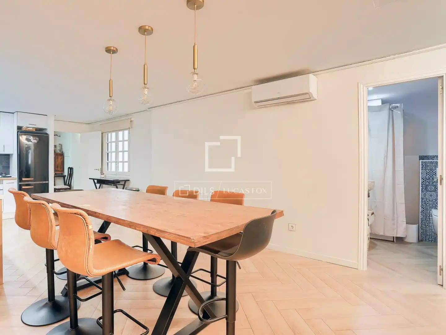 Dining room of Flat for rent in  Palma de Mallorca  with Air Conditioner, Furnished and Balcony