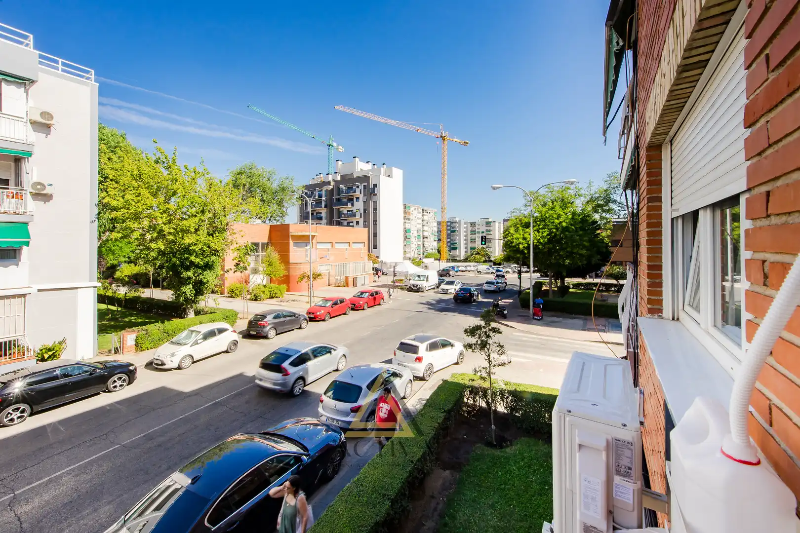 Exterior view of Flat for sale in Fuenlabrada  with Air Conditioner, Terrace and Furnished