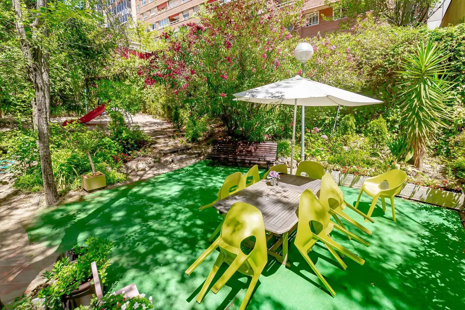 Terrace of Flat for rent in Madrid  with Air Conditioner, Heating and Storage room