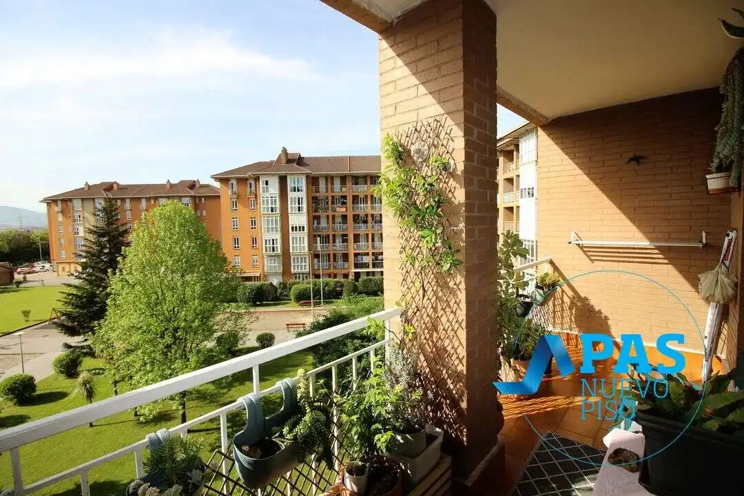 Balcony of Flat for sale in Santander  with Heating, Private garden and Parquet flooring