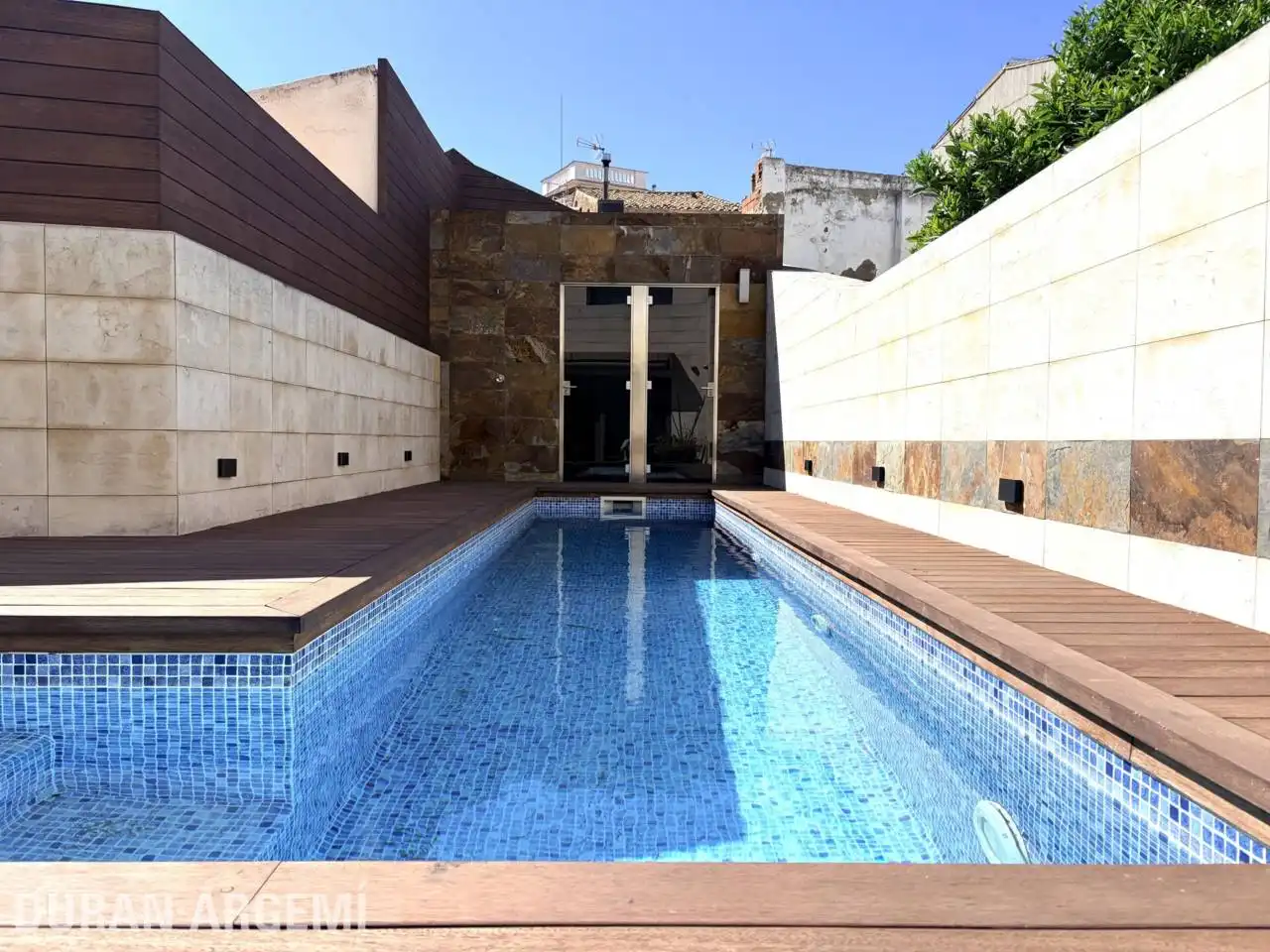 Piscina de Casa o xalet en venda en Terrassa amb Aire condicionat, Calefacció i Jardí privat