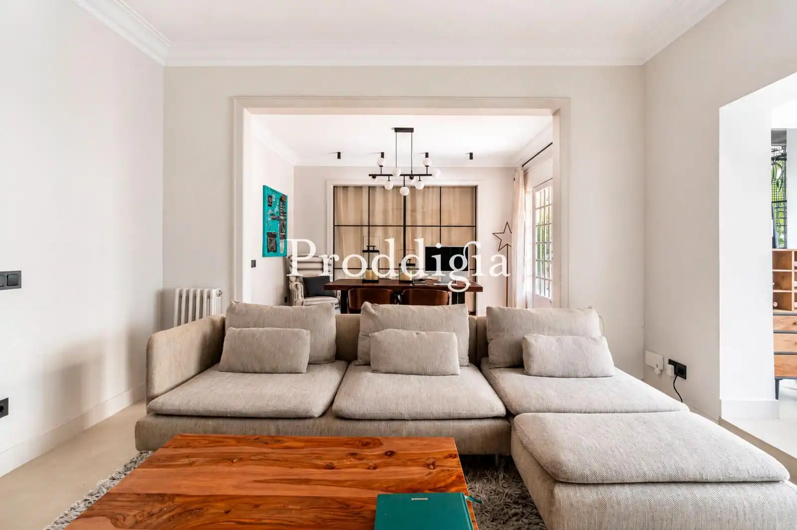 Living room of Flat for sale in Barcelona  with Air Conditioner, Heating and Terrace