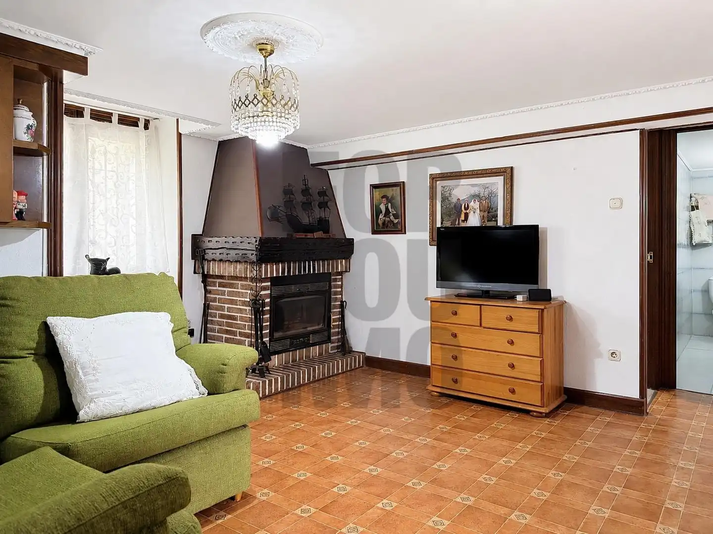 Sala de estar de Casa o chalet en venta en Hernani con Terraza, Trastero y Balcón